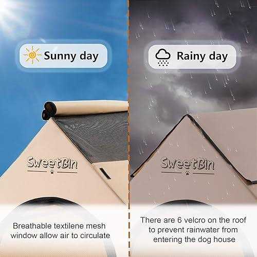 Dog Houses Dogs Outside with Waterproof K501984