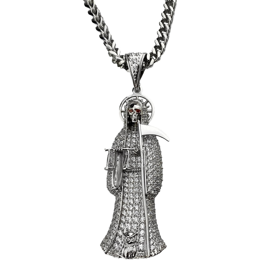 Stainless Steel Franco Chain Necklace 36" Y695929