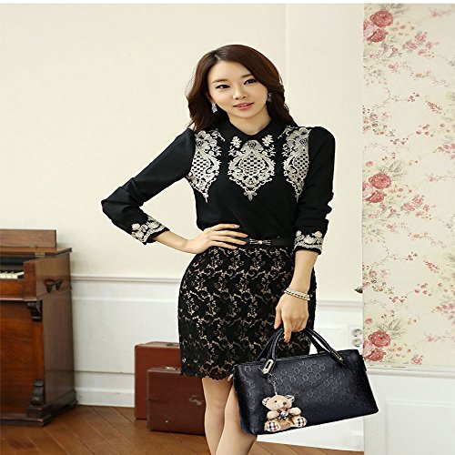 4 Pcs Top Handle Satchel Hobo Handbag Set Z5385