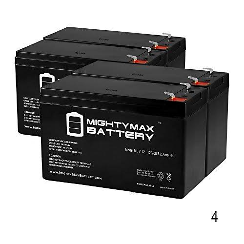 12V 7Ah Battery 4 Pack J19237