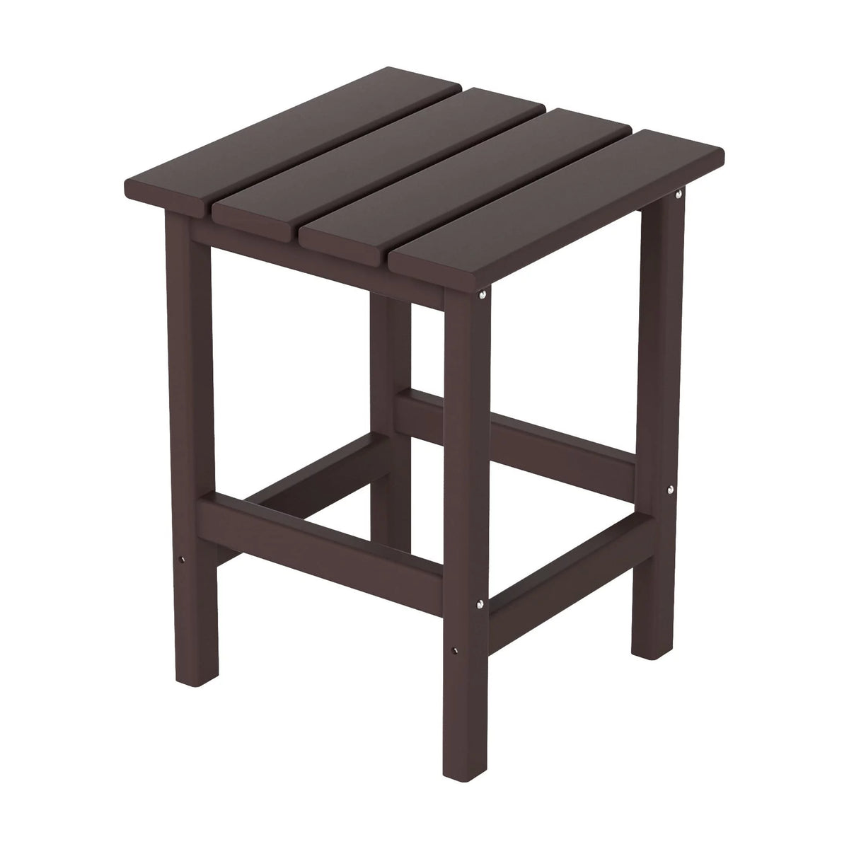 Dark Brown Plastic Outdoor Side Table X649863