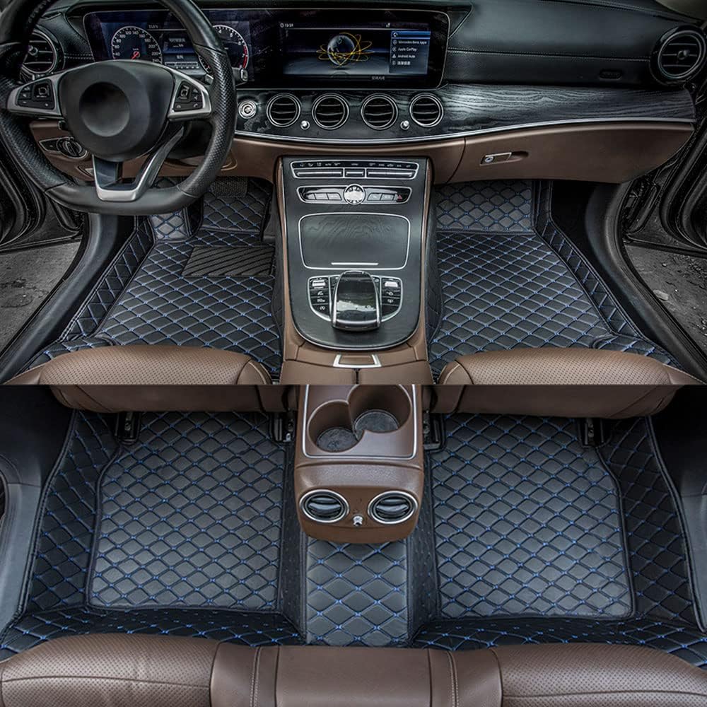 All Weather Non-Slip Leather Car Floor Mats T357