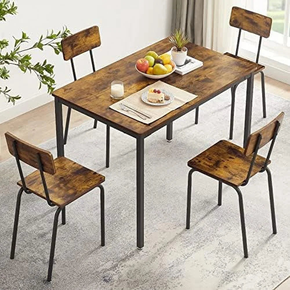 3 Pieces 2-Tier Round Pub Bistro Table and PU Upholstery Stools with Backrest F121