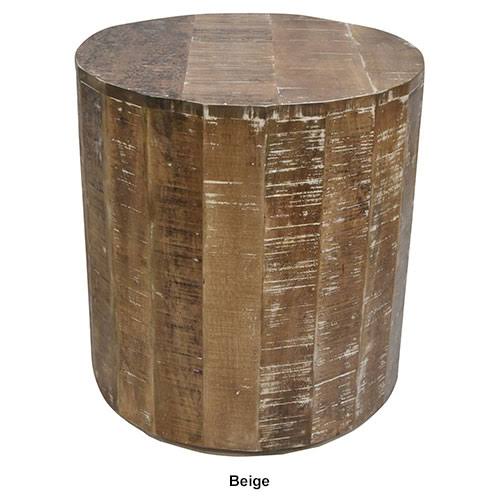 Distressed Grey Accent Table U91779