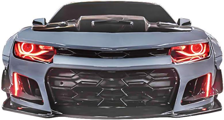 Black PP Front Bumper Cover with Grille for 2014-2015 Chevy Camaro Q438