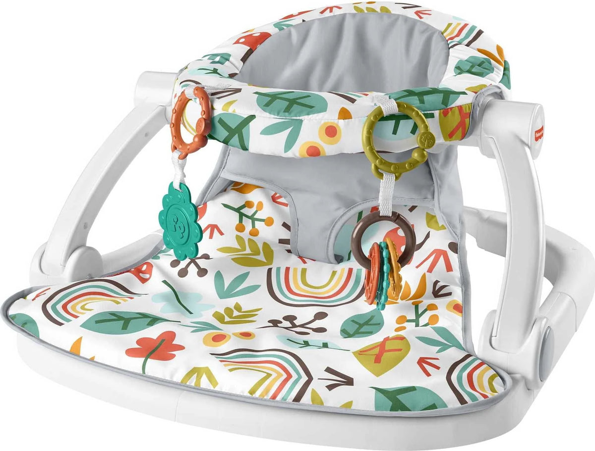 Portable Infant Floor Seat with 2 Toys I6951