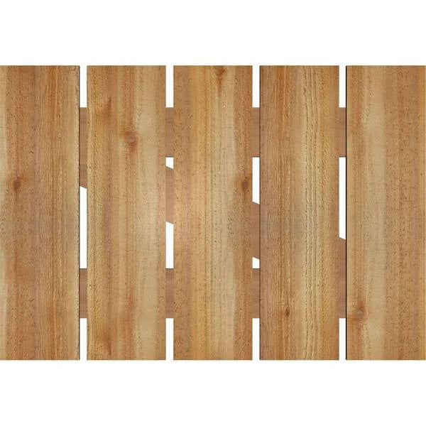 TimberCraft Shutters with Z-Bar, Rough Sawn Western Red Cedar Y76618
