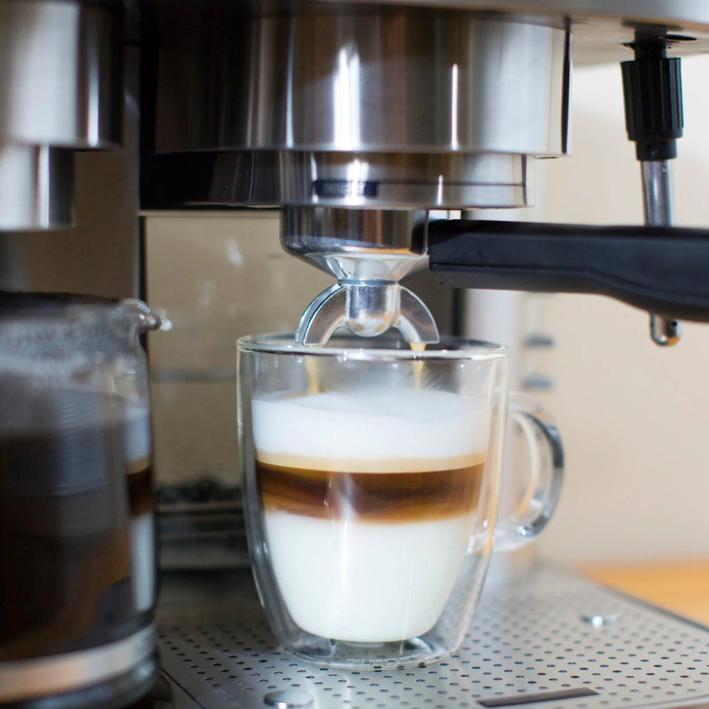 Stainless Steel Combination Espresso Machine & 10 Cup Drip Coffee Maker I79325