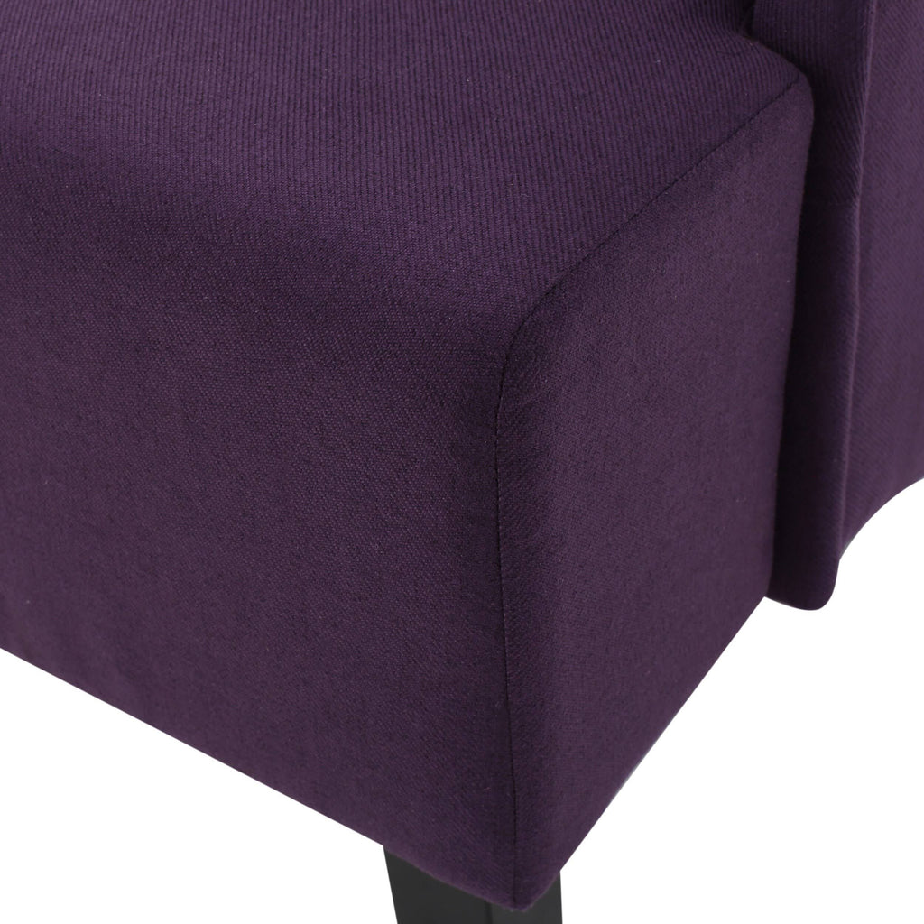 Dark Blue Fabric Dining Chair O8464