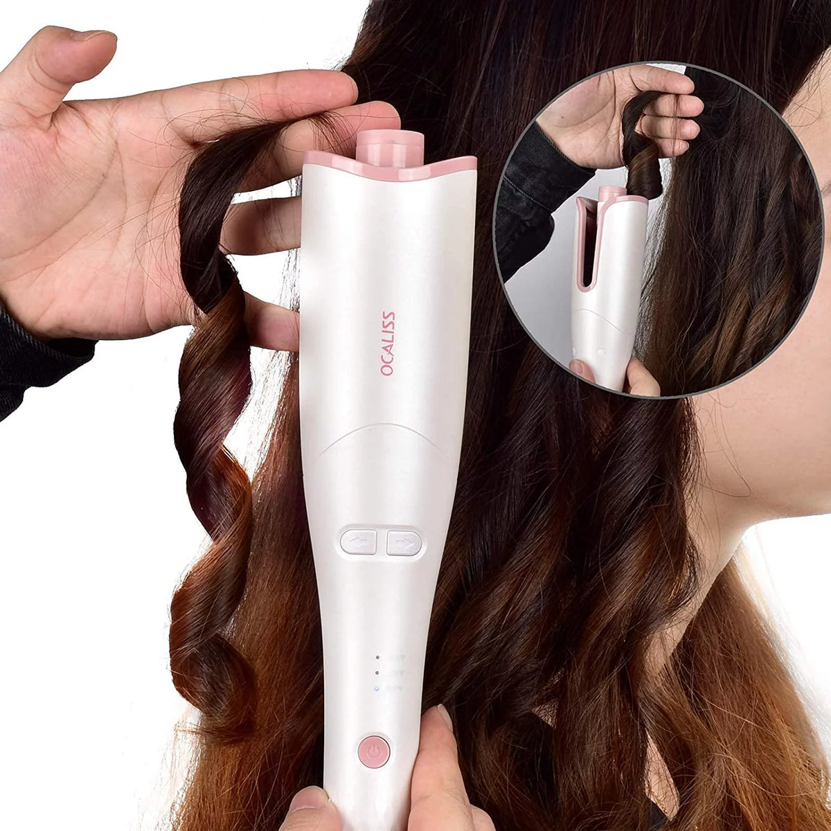 Automatic Curling Iron with 1 Ceramic Rotating Barrel G712