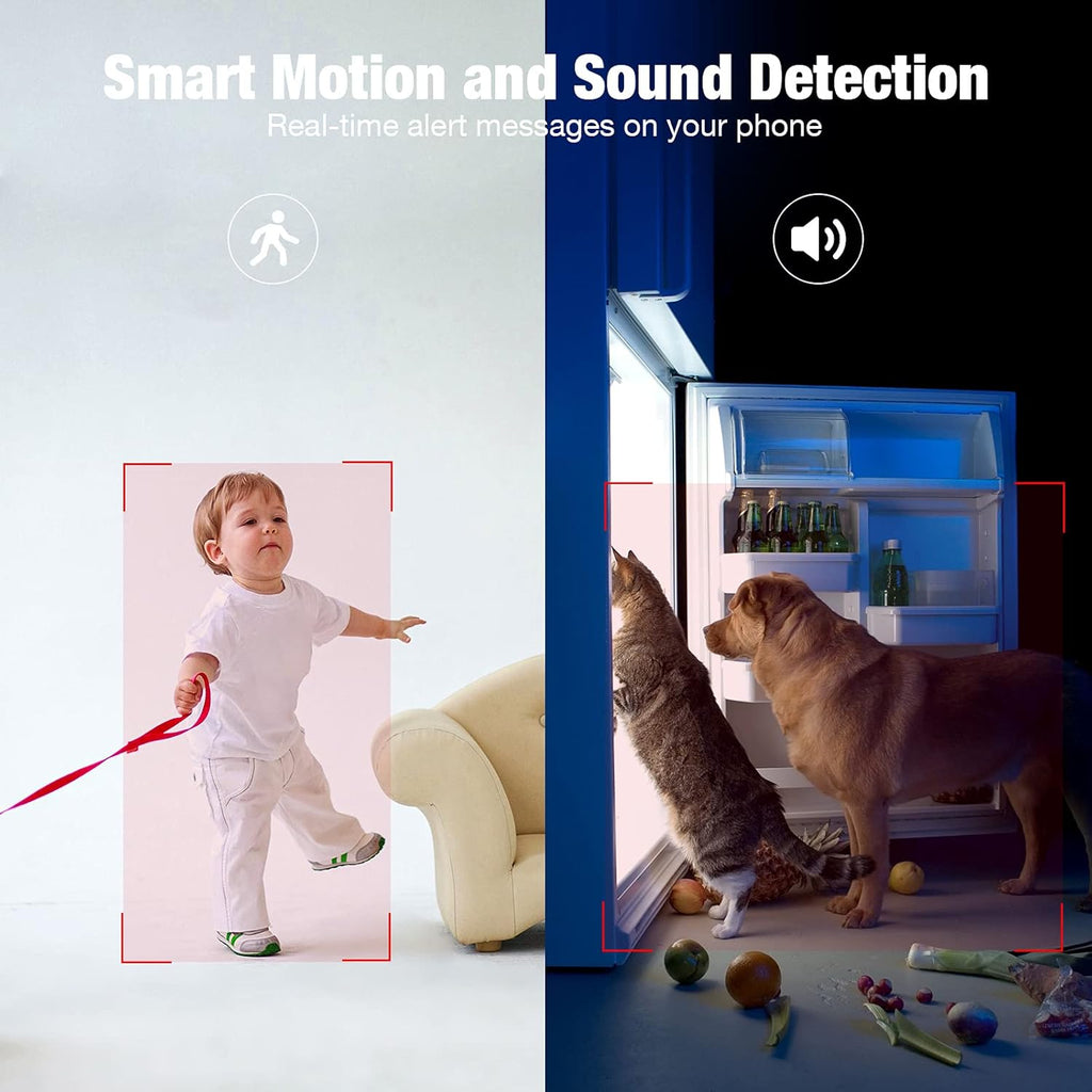 1080P Indoor Security Camera with 2-Way Audio Night Vision Z917