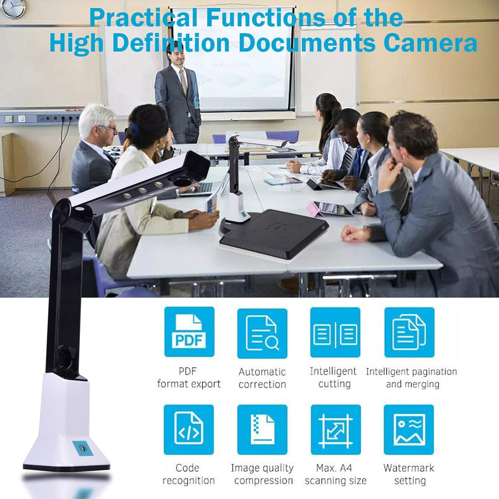 Portable USB Document Camera Scanner 8MP HD A4 E5800