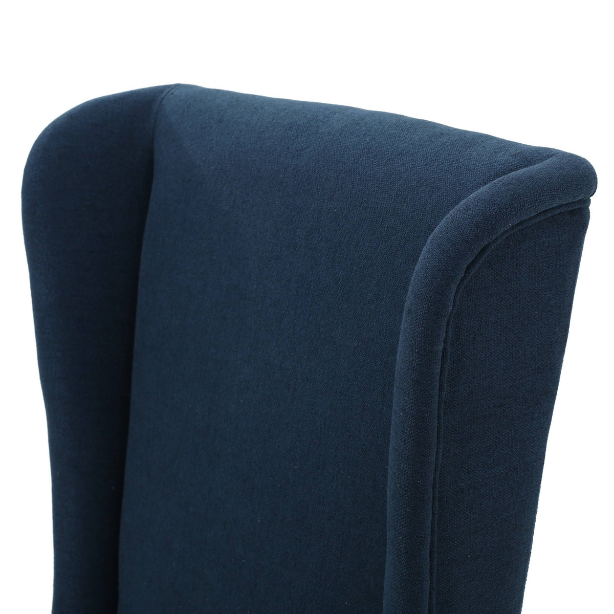 Dark Blue Fabric Dining Chair O8464