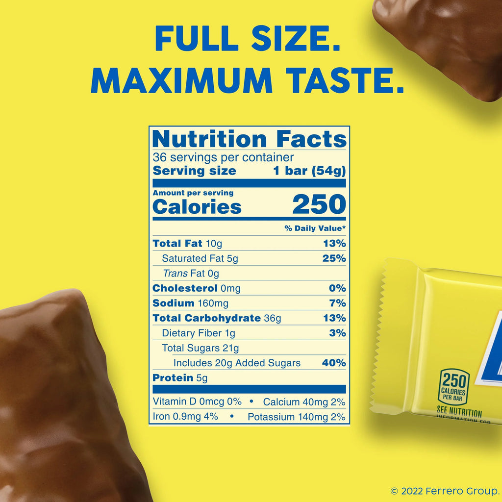 1.9 oz Full Size Individually Wrapped Candy Bars (24 Count) H96754