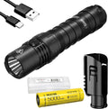1800 Lumen USB-C Rechargeable Tactical Flashlight with 5000mAh Battery M477