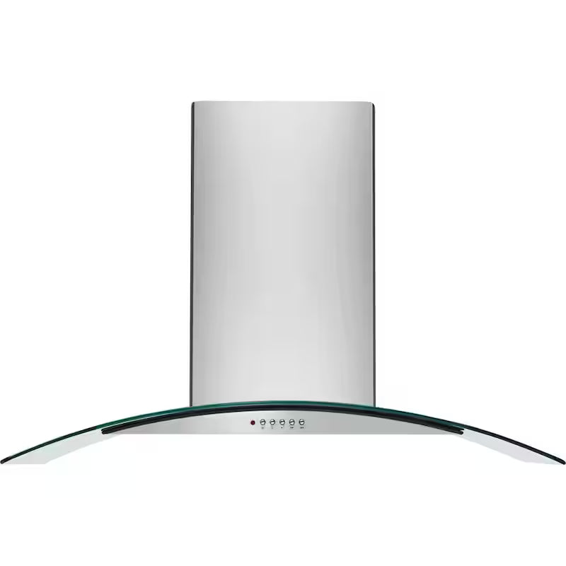42 in. Convertible Glass Canopy Island Range Hood in Stainless Steel K6550