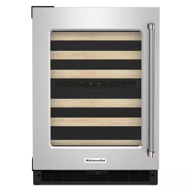 24 in. Dual Zone 46-Bottle Built-In Undercounter Wine Cooler B24750
