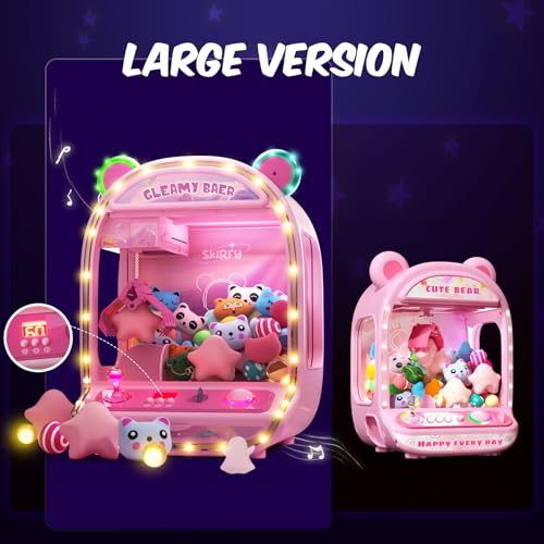 Large Claws Machine Toy with LED Light & Adjustable Sound S496