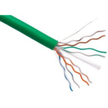 Cat5e Plenum Bulk Cable Spool 1000ft Green W967638