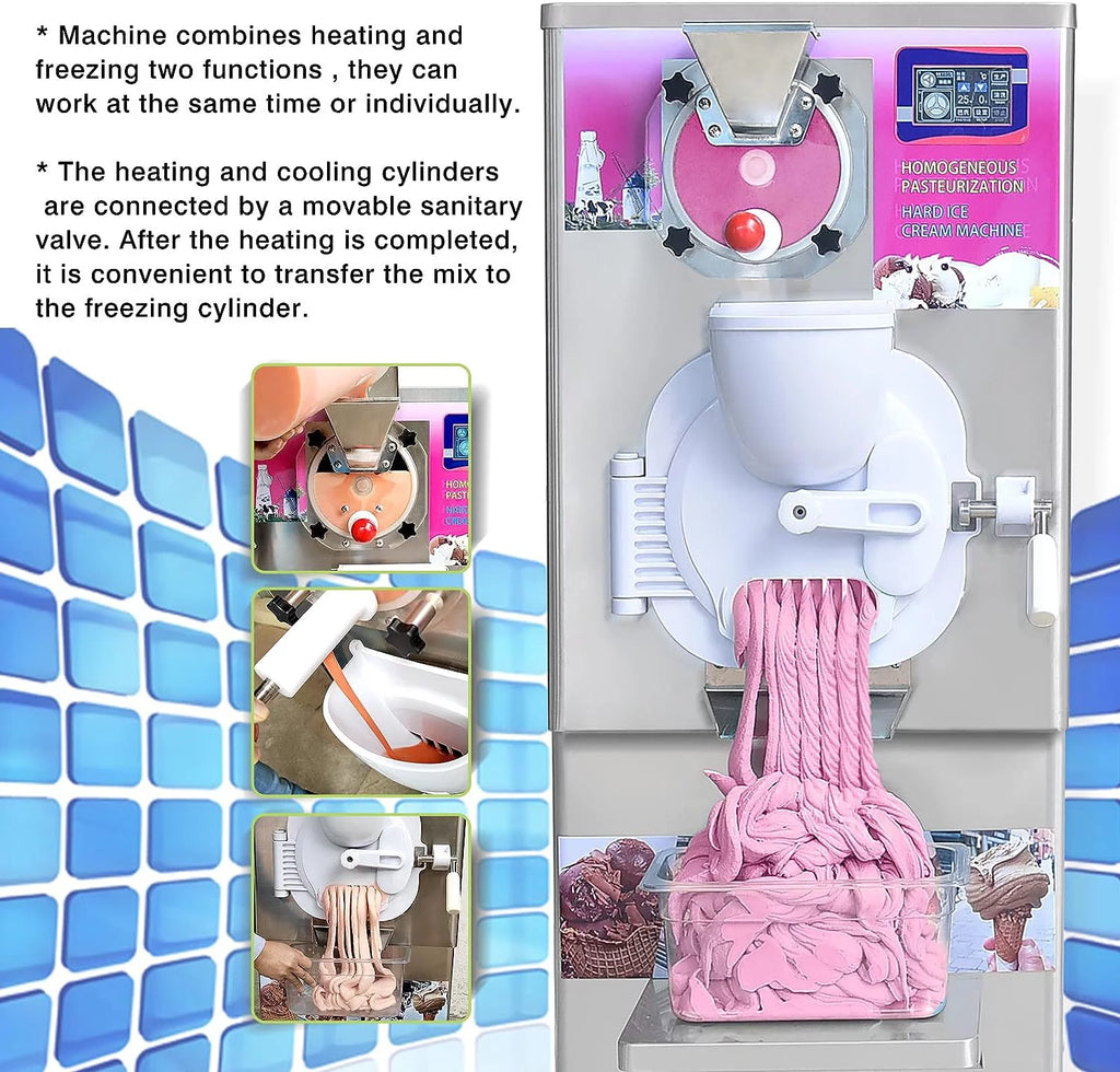 Commercial Gelato Hard Ice Cream Machine 9-11 Gal per Hour P921