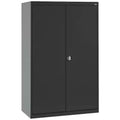Steel Freestanding Garage Cabinet in Black Q99963
