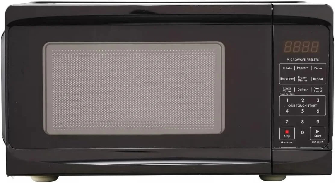 700 Watt 0.7 cu. ft. Microwave Oven with LED Digital Display - Black H874789