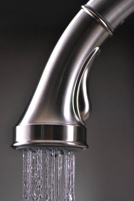 Rubbed Bronze HighArc Pull-Down Kitchen Faucet N63861