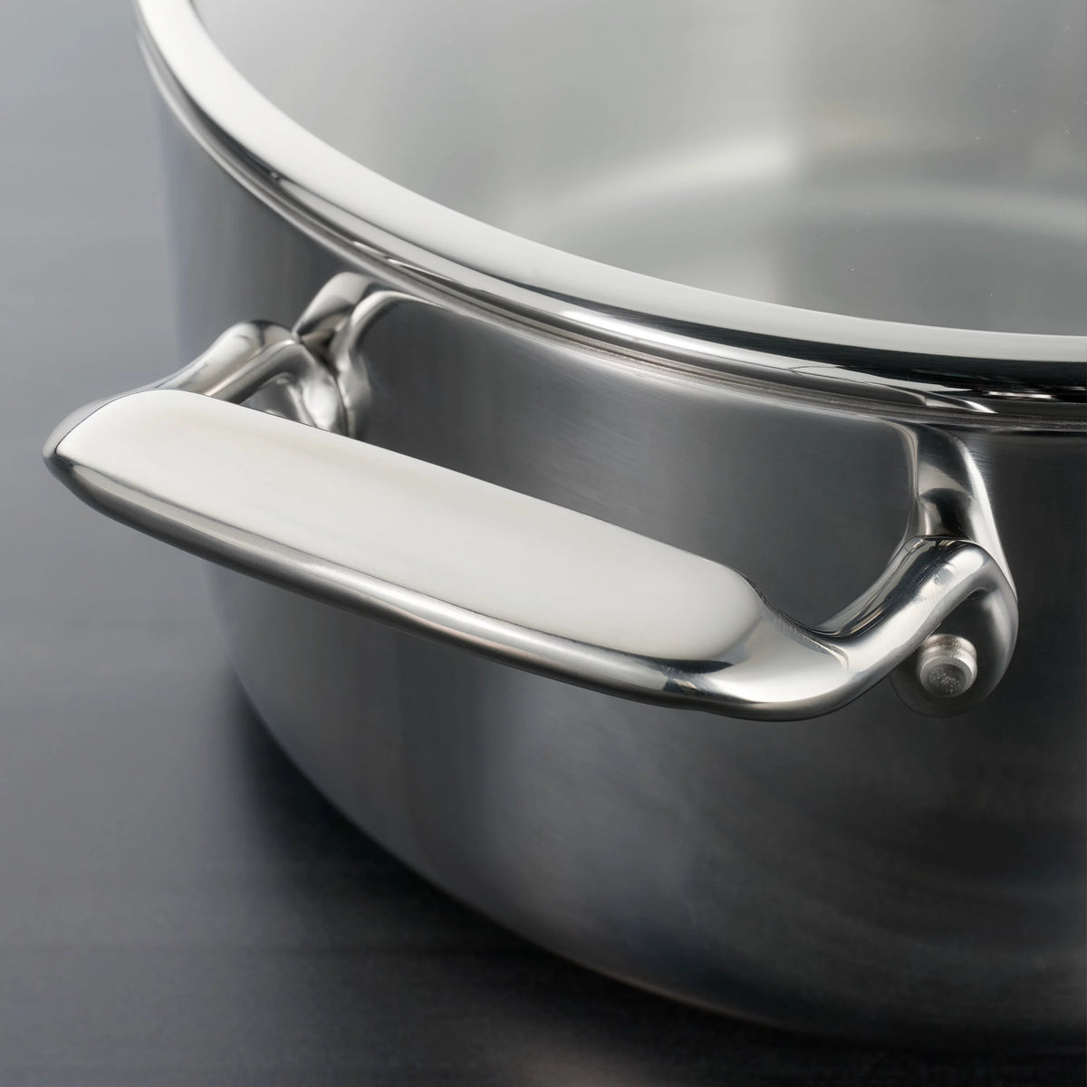 10-Piece Stainless Steel Cookware Set with Glass Lids P64431