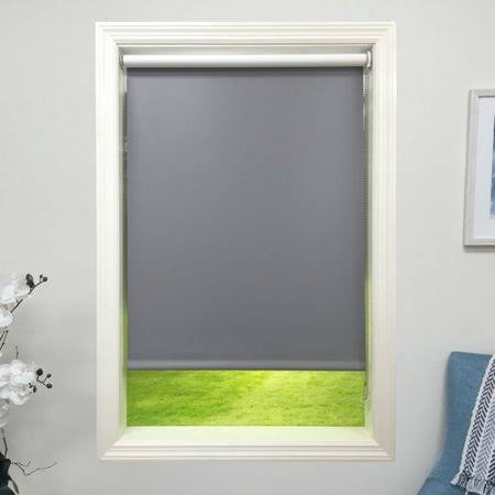 Dark Gray Blackout Roller Shade C10287