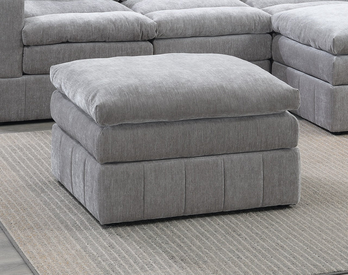5Pc Modular Sectional Set with Ottoman A1040