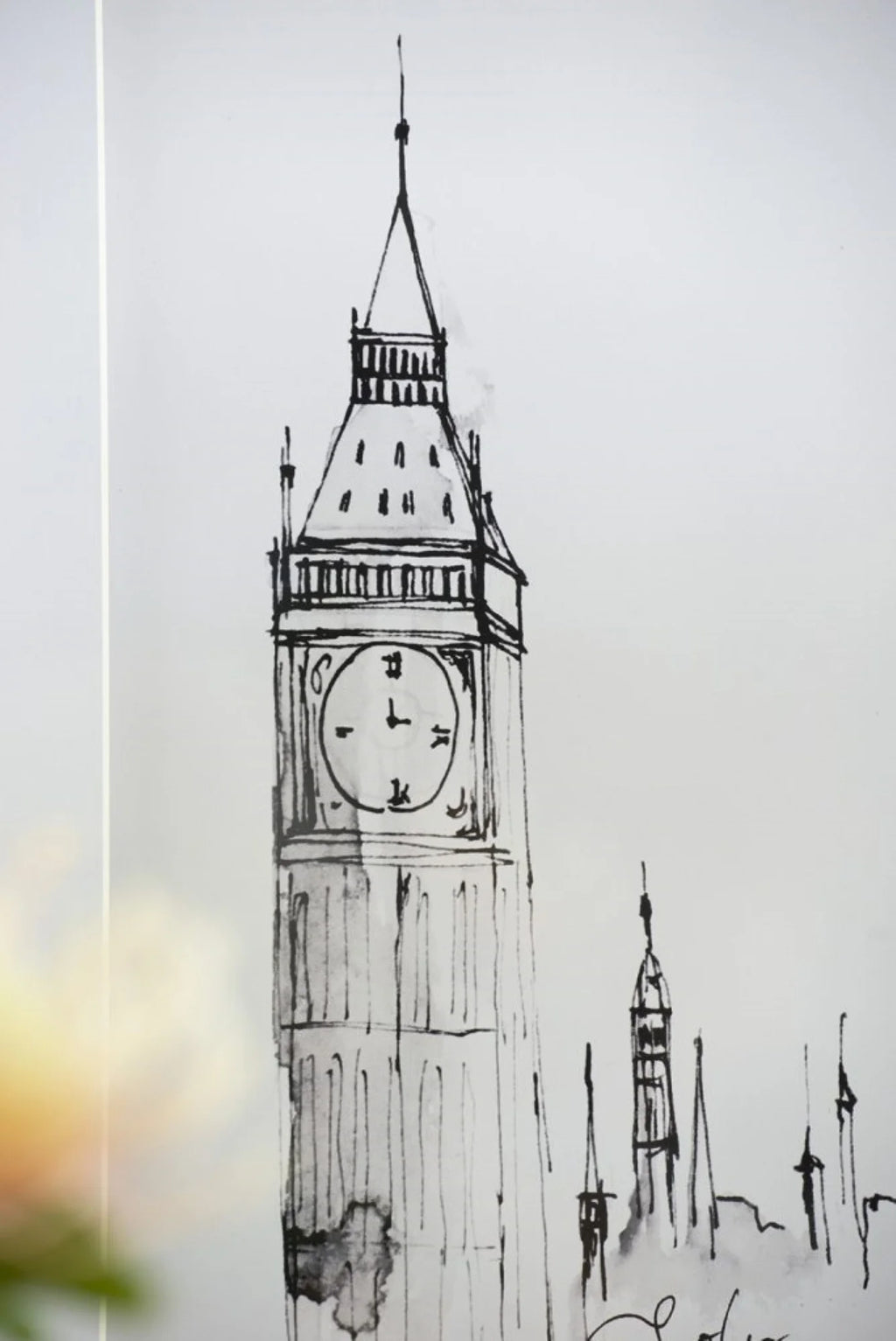 Architecture Print Framed Wall Arts 19.75" x 27.5" 4ct S761