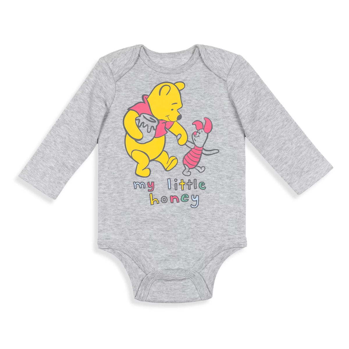 Multicolored 5 Pack Long Sleeve Bodysuits 12 Months F171054