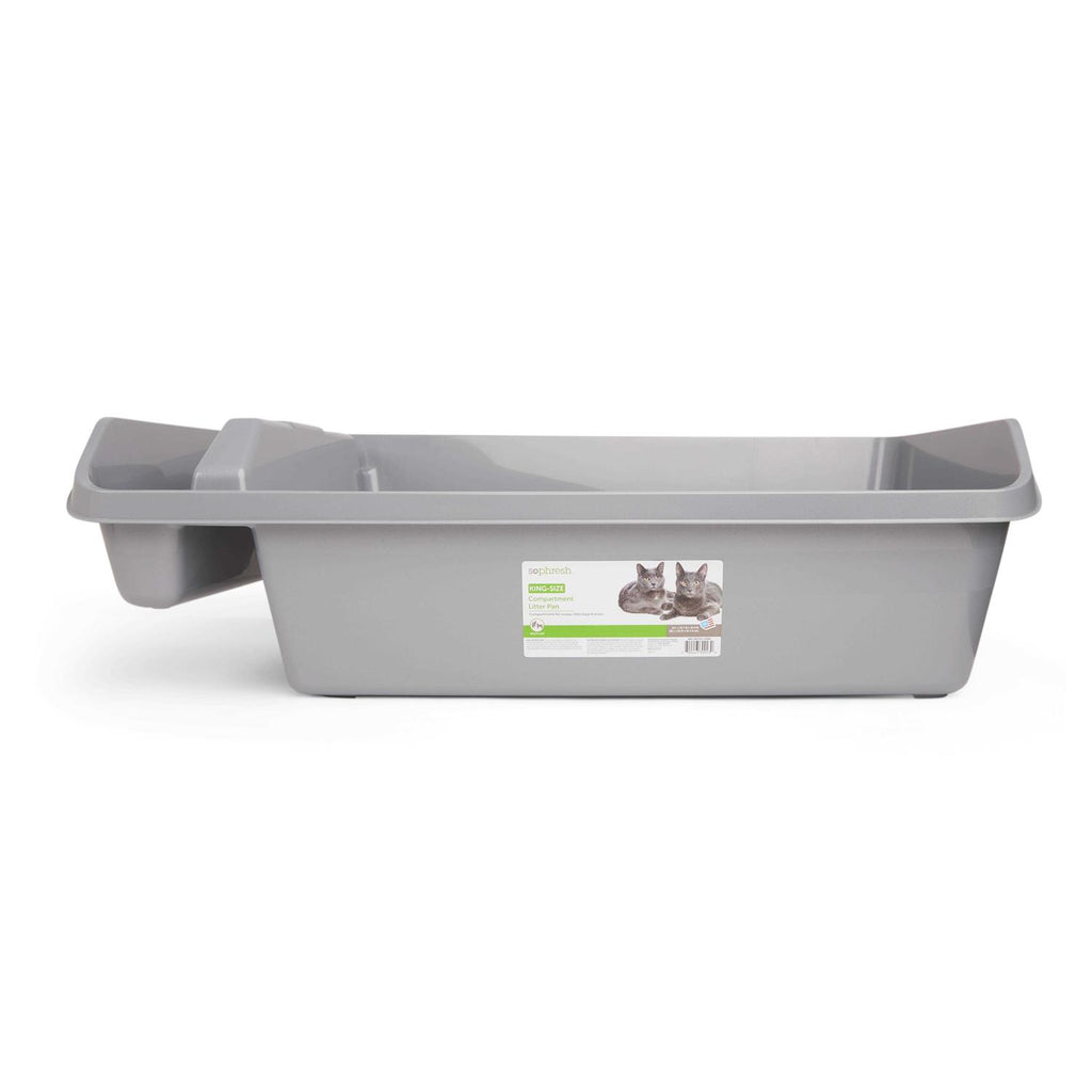 King-Size Compartment Cat Litter Pan Q5002