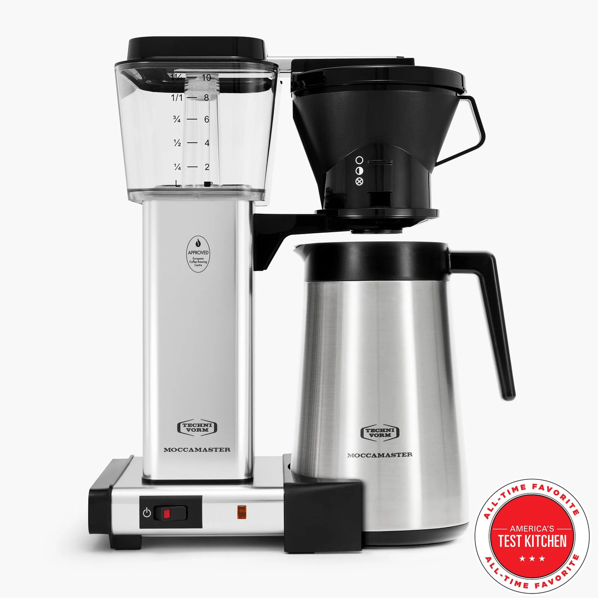 Coffee Maker in Polished Silver M7338