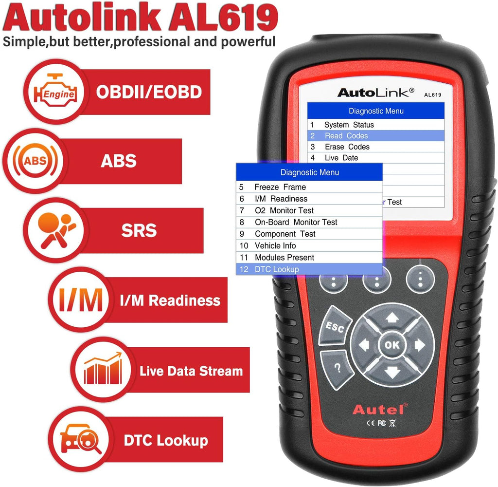 Automotive Diagnostic Scan Tool OBD2 Scanner H7089