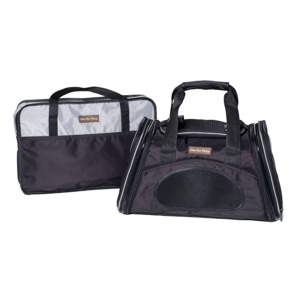 Expandable Pet Carrier Small Black T3529