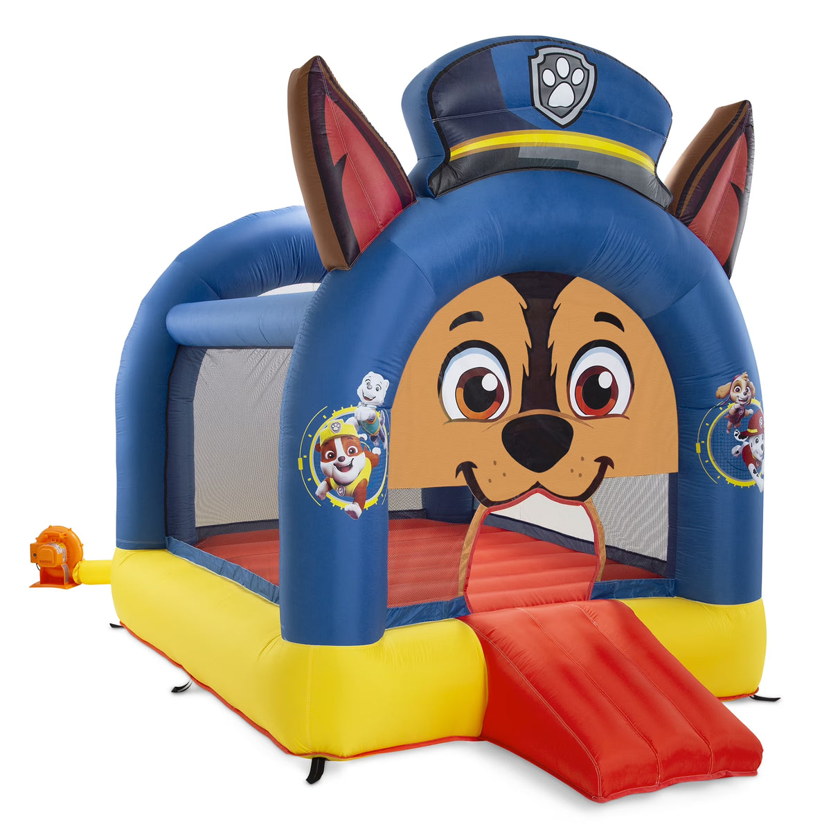 Inflatable Bounce House with Heavy Duty Blower, Ground Stakes, Repair Patches and Storage Bag H54883