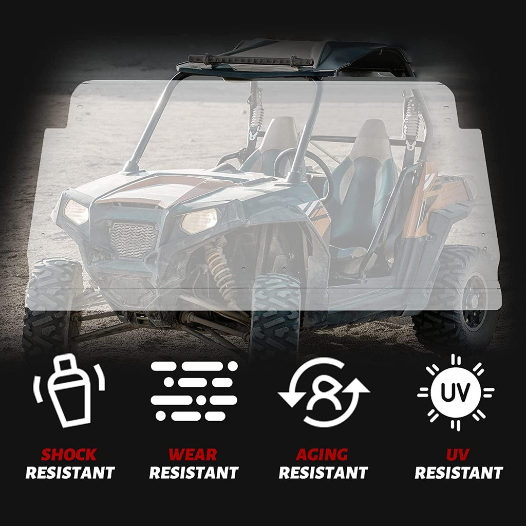 Full 3-in-1 Fold Windshield with Gas Spring W6328