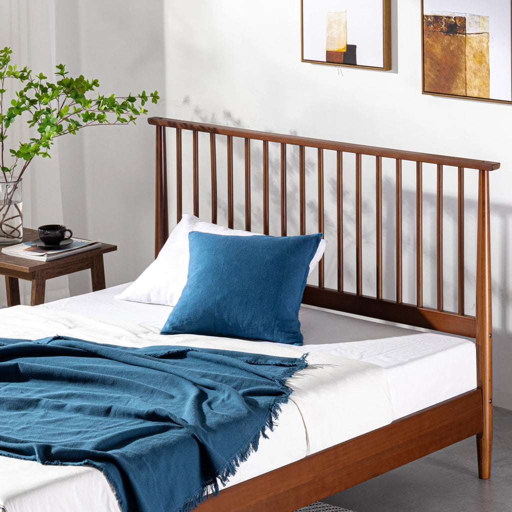 Queen Wood Platform Bed Frame I761