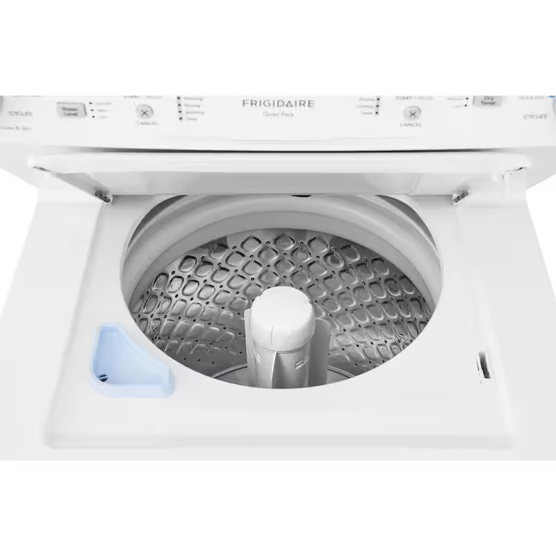 3.9 cu. ft. Washer and 5.5 cu. ft. Dryer Electric Stacked Laundry Center in White H114735