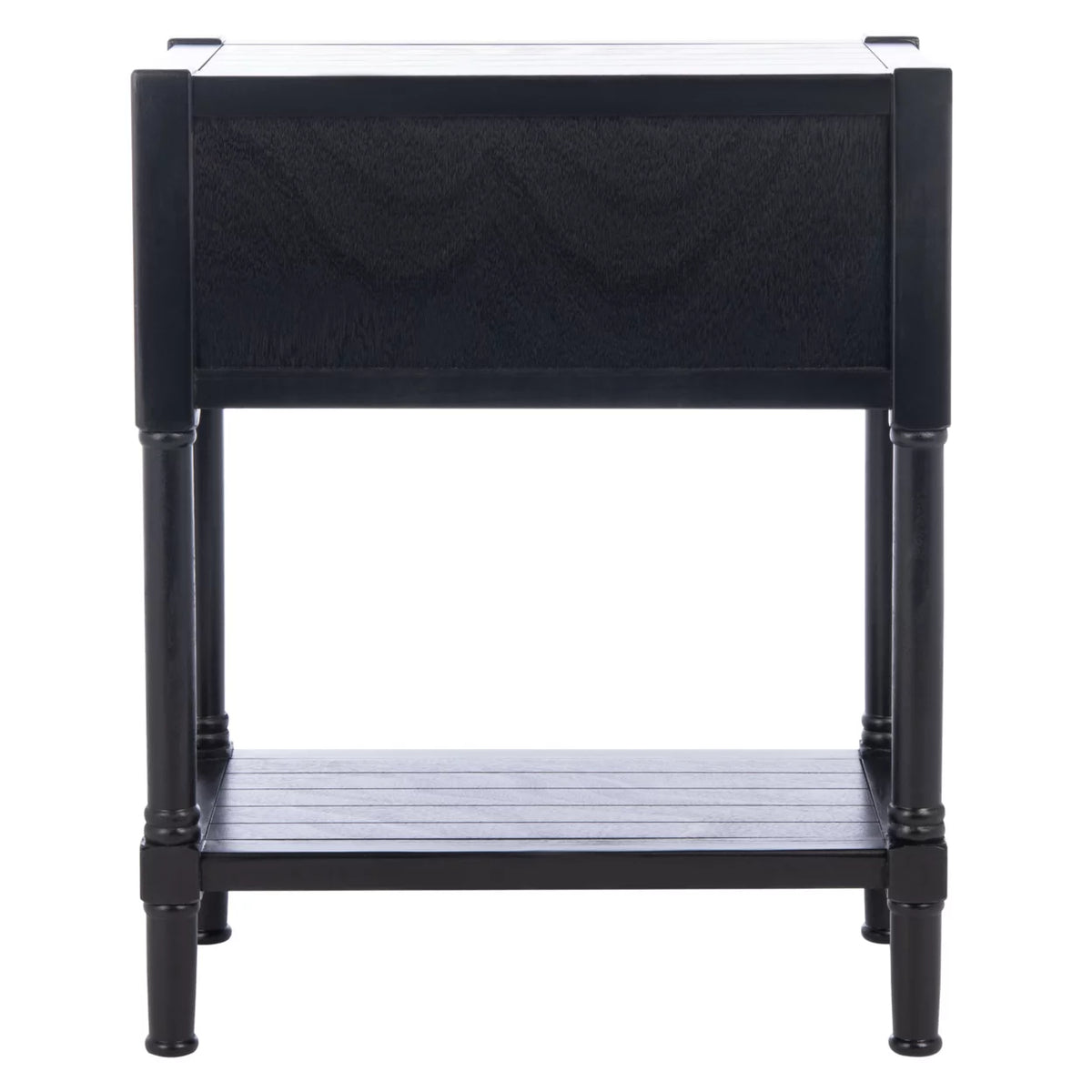 Black 3 Drawer Console Table U65775