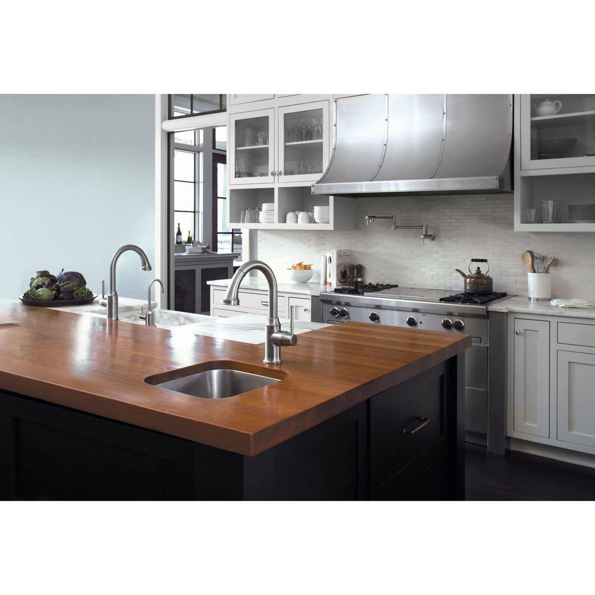 Rubbed Bronze HighArc Pull-Down Kitchen Faucet N63861