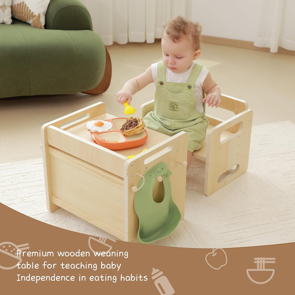 Montessori Weaning Table and Chair Set J46194