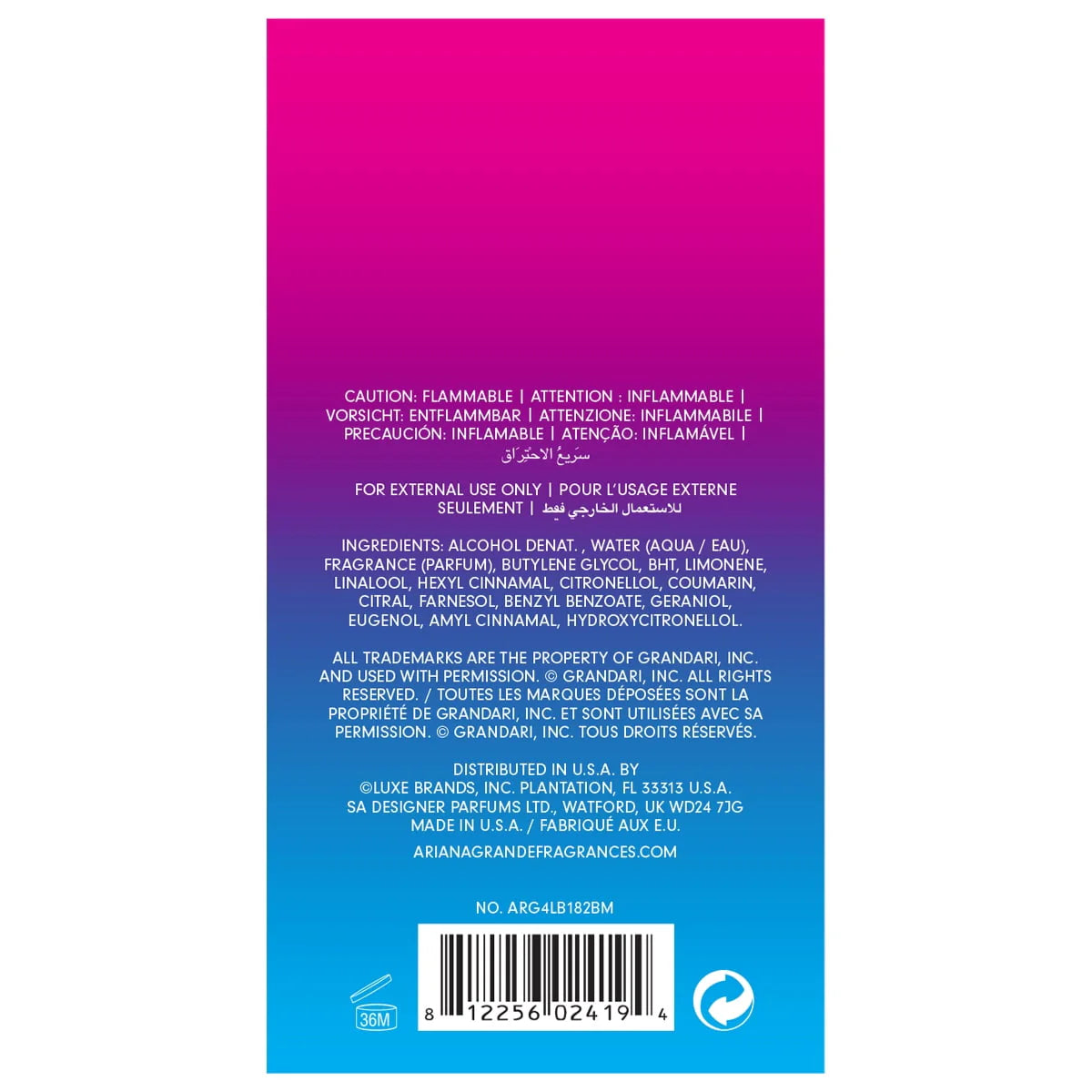 Body Mist, 8 Oz D505632