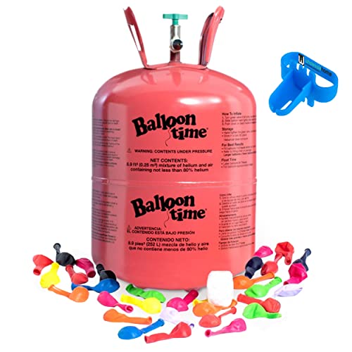 14.9 Cu Ft Helium Balloon Pump Kit with 50 Latex Balloons W8242