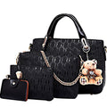 4 Pcs Top Handle Satchel Hobo Handbag Set Z5385