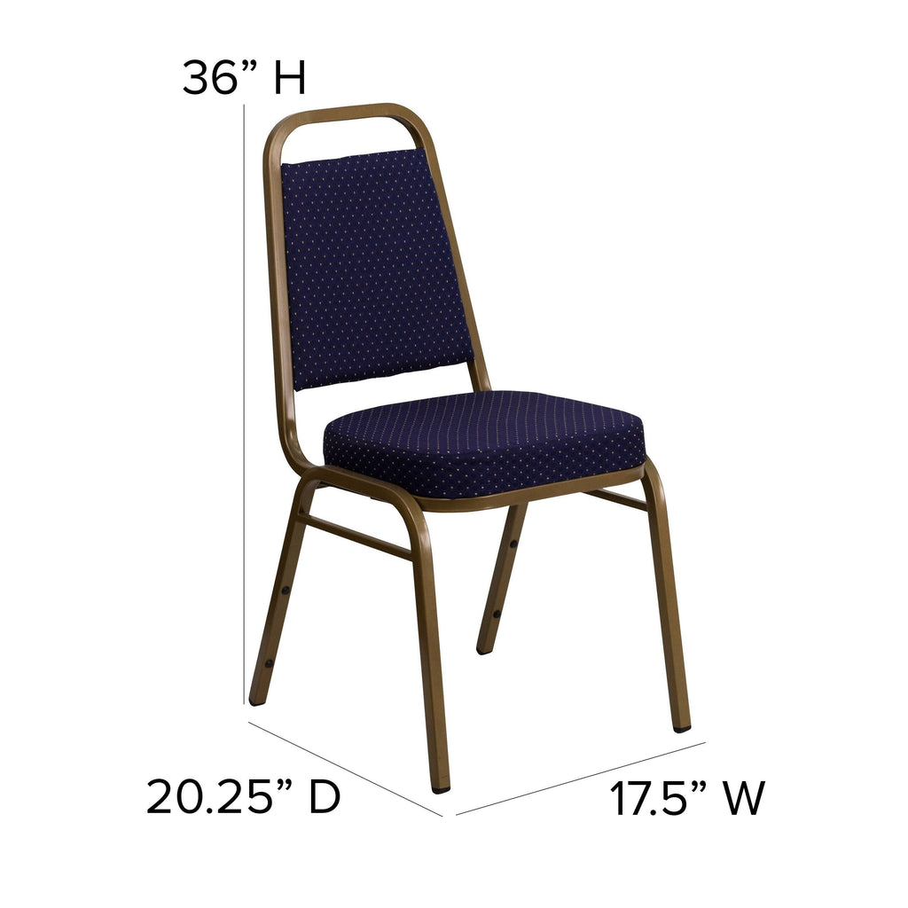 Brown Vinyl Stacking Banquet Chair M573496