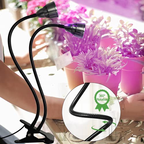 Gooseneck Clip-on Plant Lamp with Timer H711