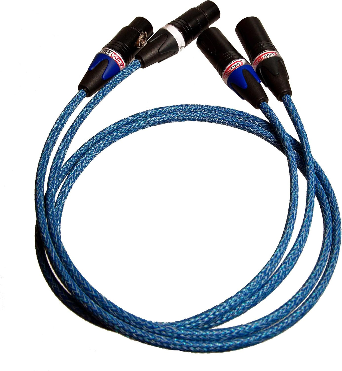 Blue XLR Balanced Audio Cable, Stereo Pair 2 Cables B8700