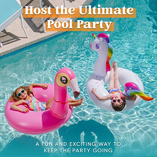2-Pack Flamingo Unicorn Pool Float Y83439